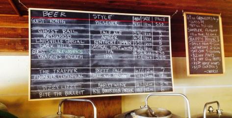 Boulder Creek beer sign